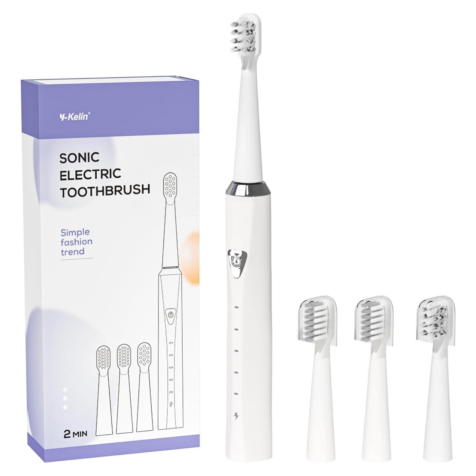 Cepillo de Dientes Eléctrico Y-Kelin Ortodóntico IPX7 5 Modos