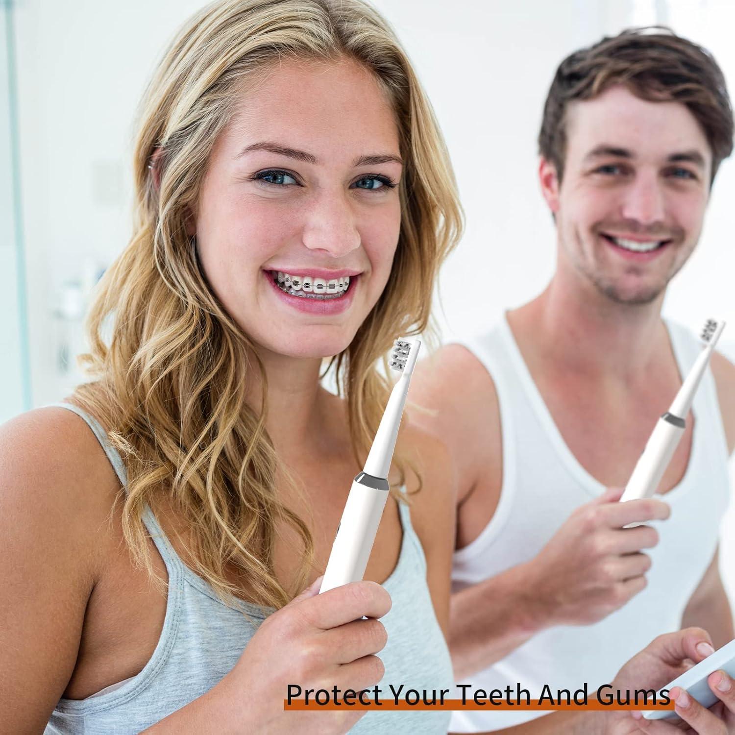 Cepillo de Dientes Eléctrico Y-Kelin Ortodóntico IPX7 5 Modos