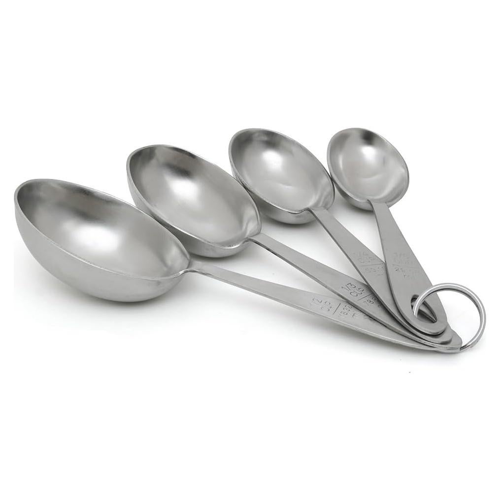 Set de cucharas medidoras de acero inoxidable Lindy's 4 piezas