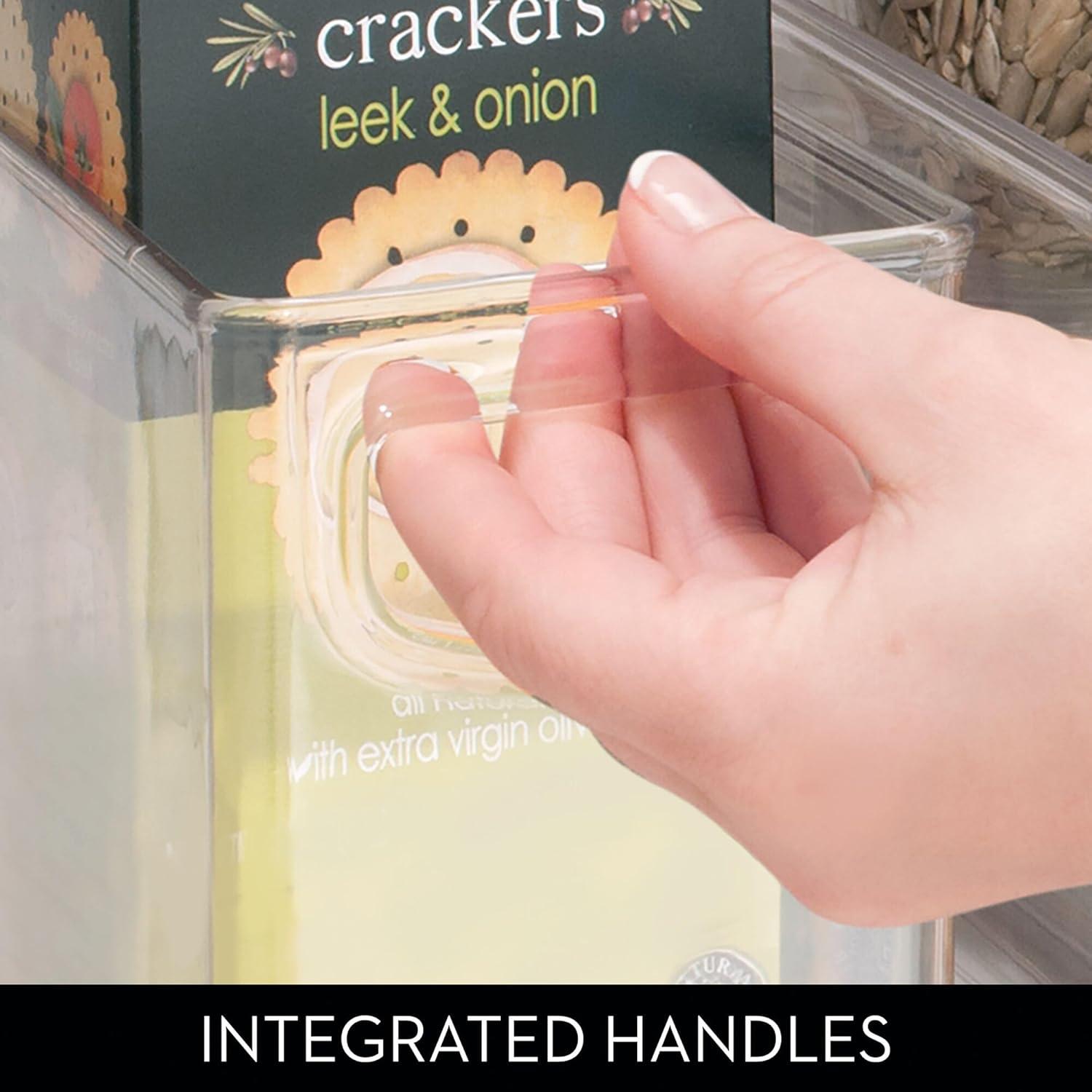 Set de 4 Contenedores Apilables iDesign para Almacenamiento