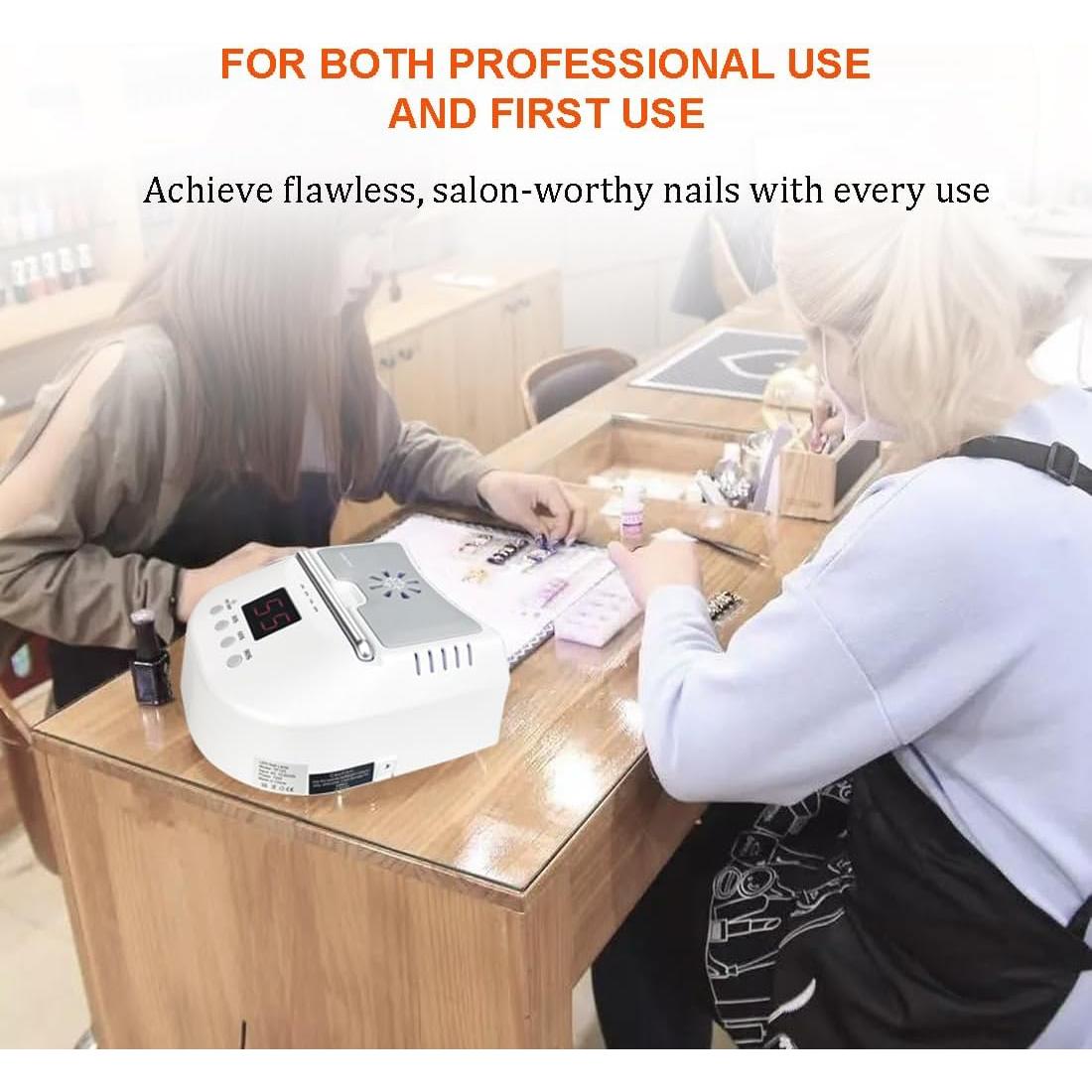 Lámpara de Uñas Inalámbrica OBEGOO UV LED 5200mAh Negra