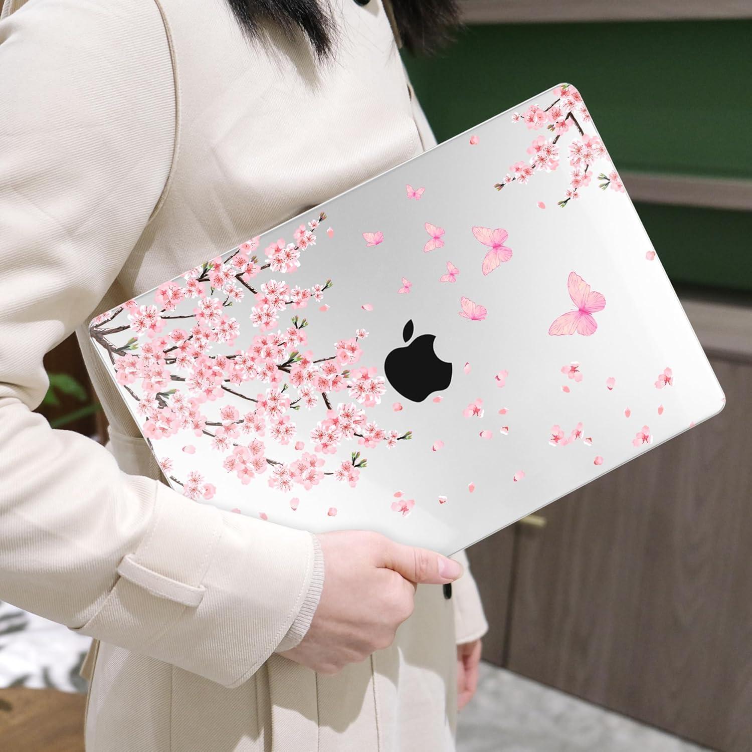 Funda MEEgoodo para MacBook Air 13.3" Flores de Cerezo