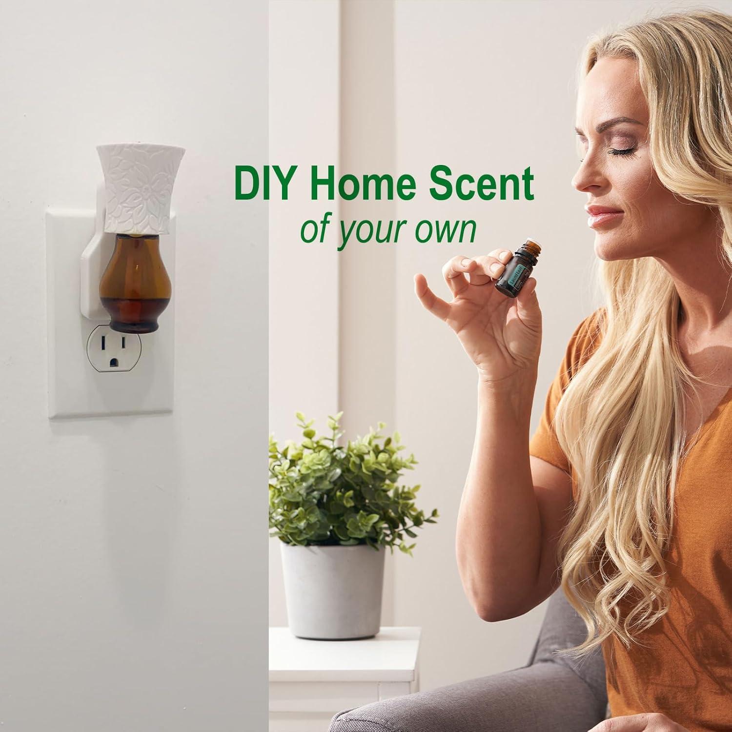 Difusor de Aceite Esencial Enchufable Earffloz 2 Paquetes Blanco