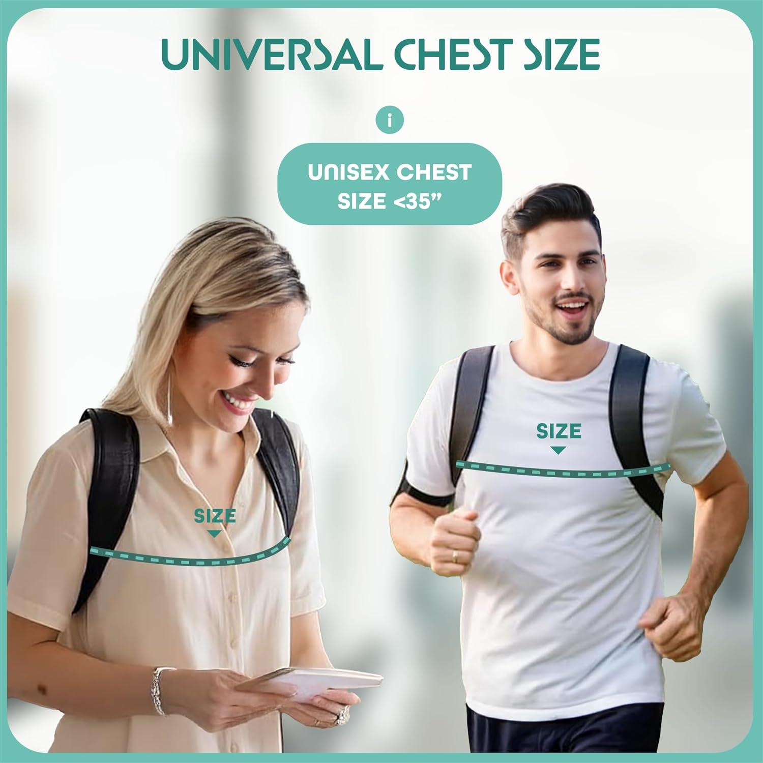 Corrector de Postura SOUVITA Ajustable para Hombres y Mujeres