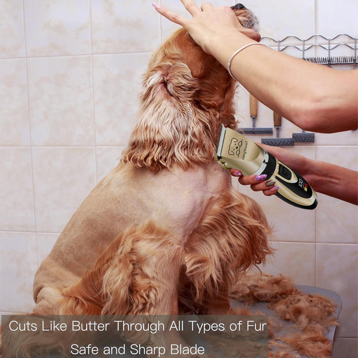 Recortadora de Pelo Inalámbrica JiangWaveT para Perros y Gatos