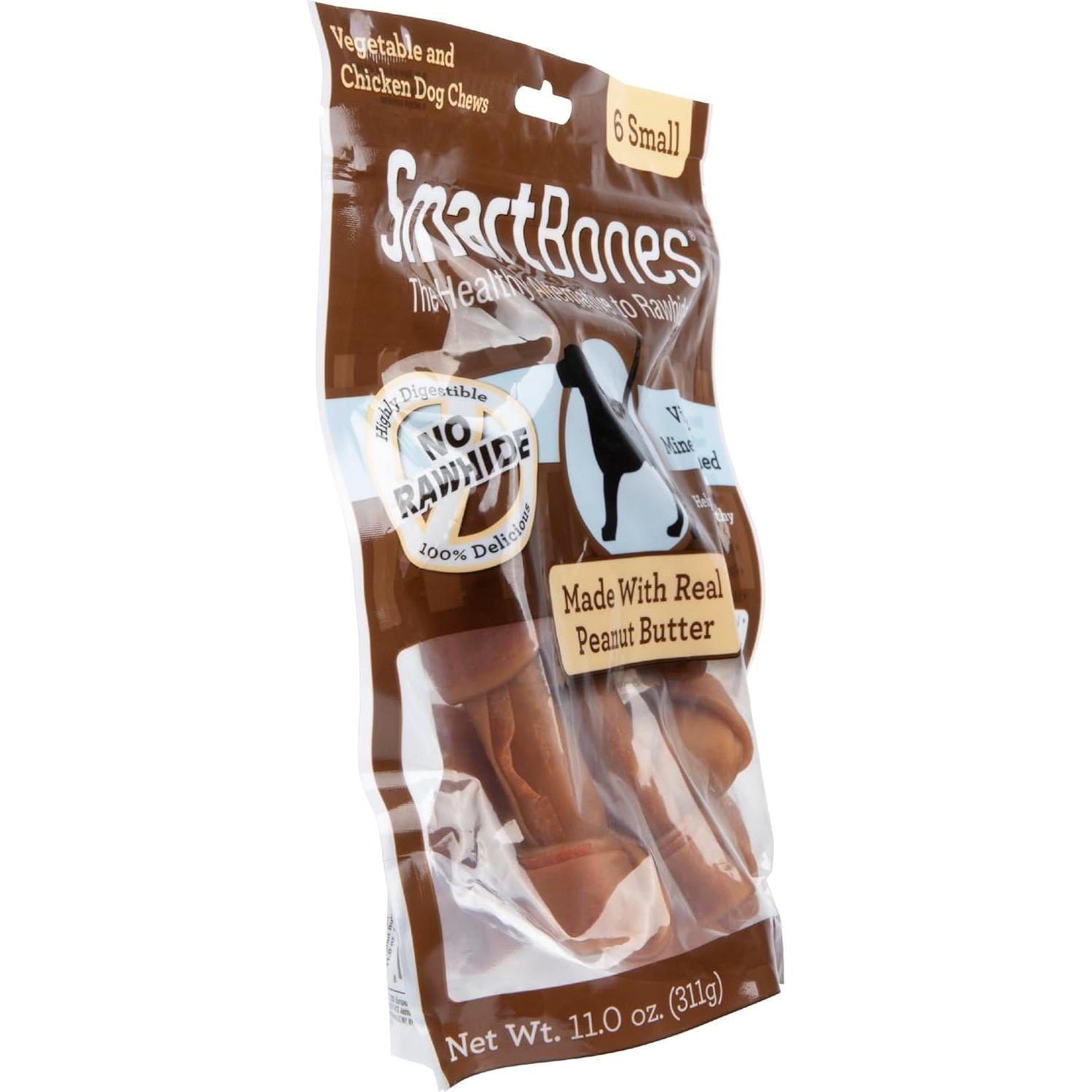 SmartBones Masticables para Perros Pequeños 380g Sin Cuero Crudo