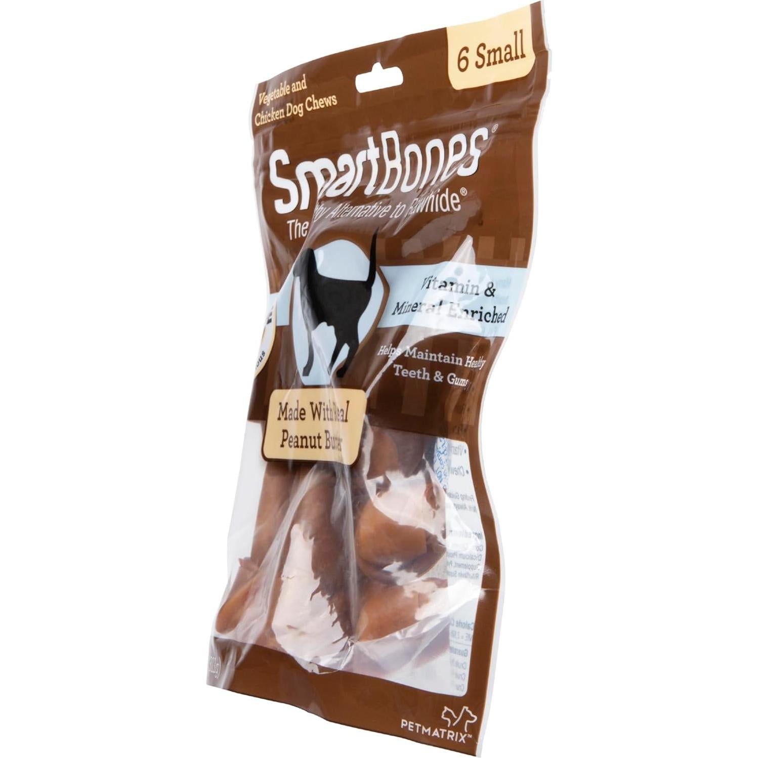 SmartBones Masticables para Perros Pequeños 380g Sin Cuero Crudo