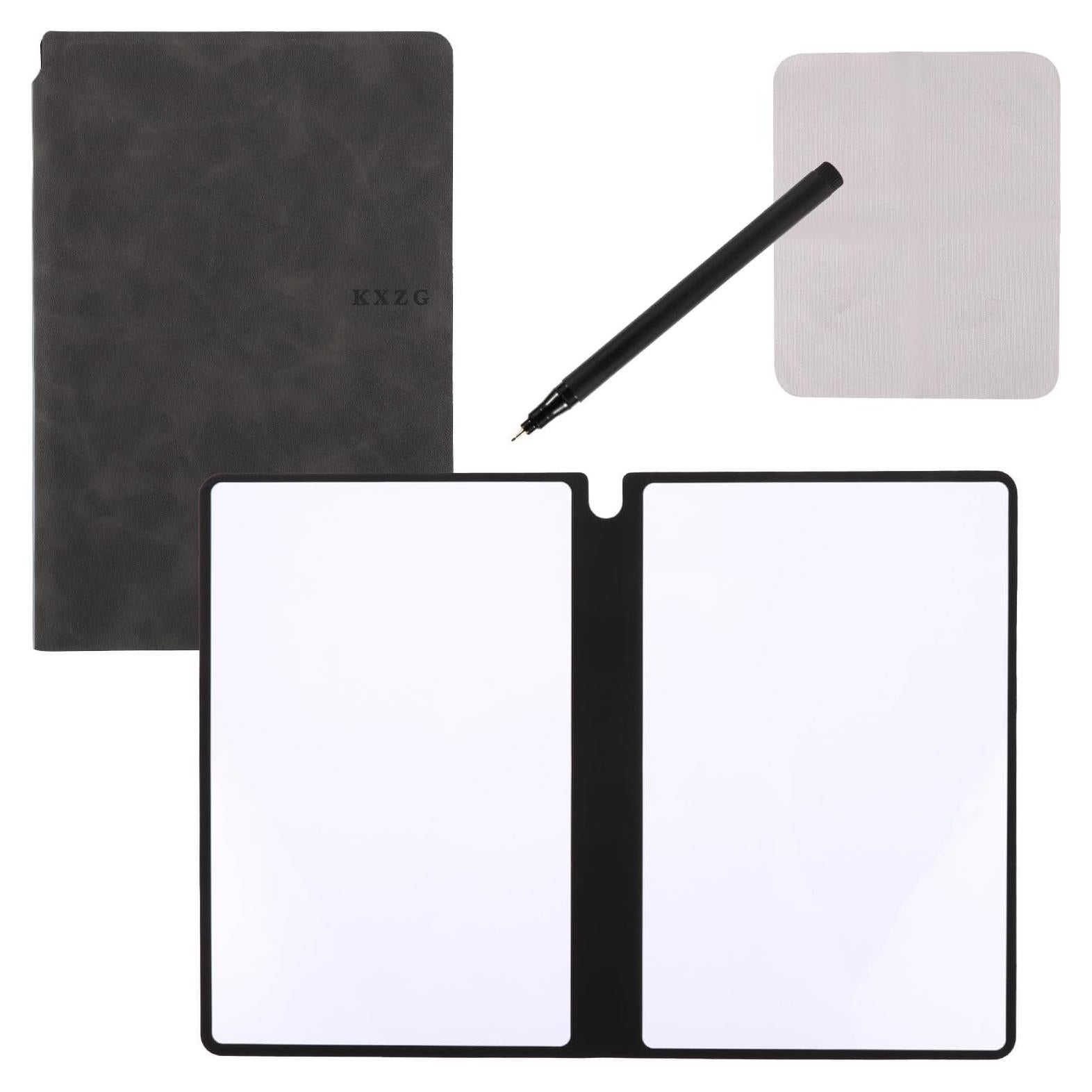 Cuaderno Borrable Reutilizable A5 NQEUEPN Gris Oscuro 24x16.5 cm