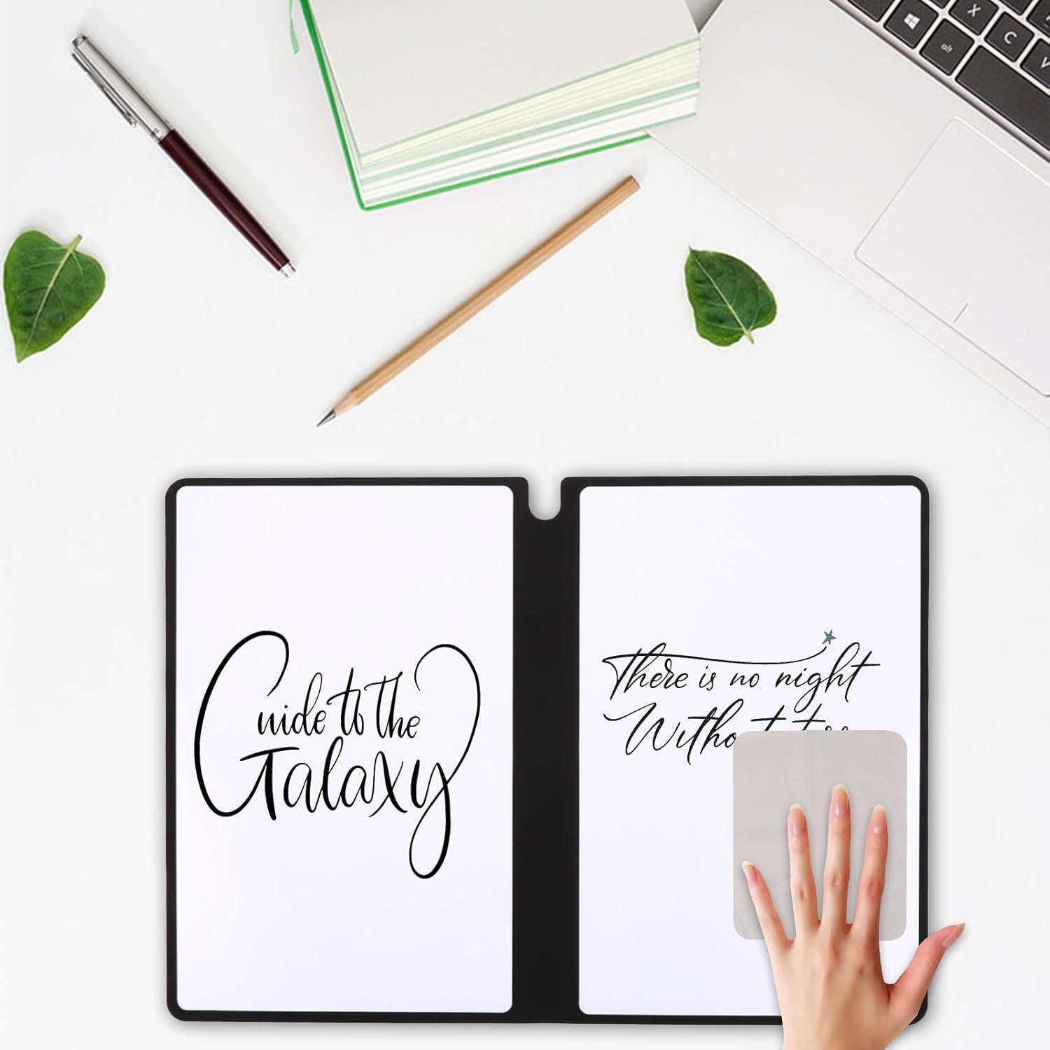 Cuaderno Borrable Reutilizable A5 NQEUEPN Gris Oscuro 24x16.5 cm