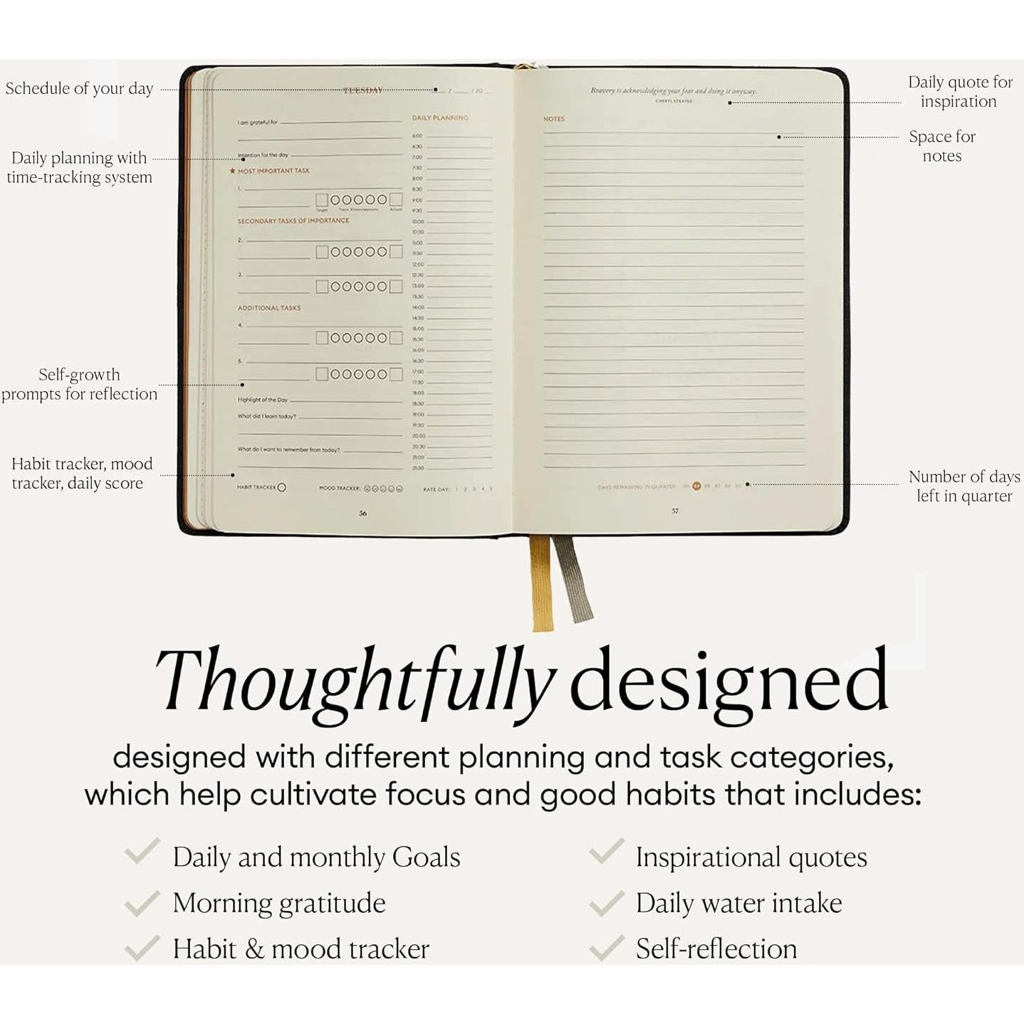 Planificador Trimestral A5 Intelligent Change Gris - Productividad