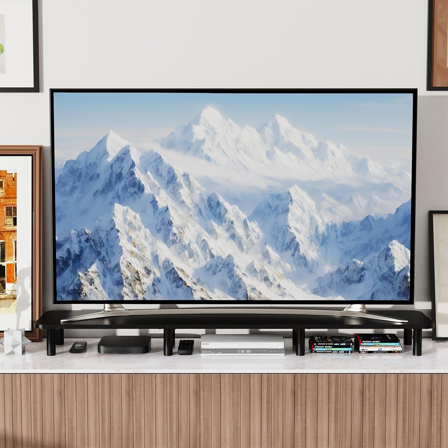 Soporte Elevador Doble Monitor WEGASTU 111.1 cm Negro