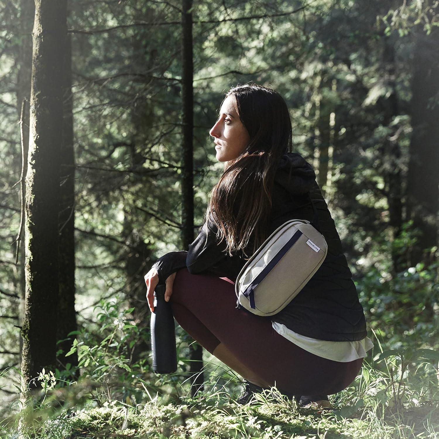 Bolsa de Cadera Anti-Robo Travelon Origin Negra 25.4x13.9 cm