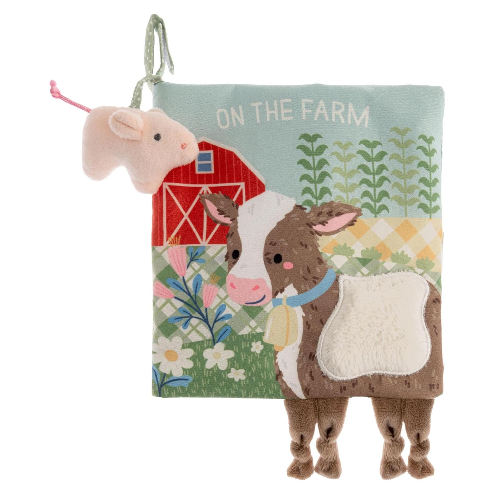 Libro de Tela Suave Stephen Joseph Granja 6 Páginas Sensoriales