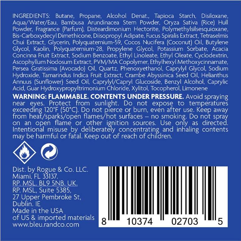 Champú Seco R+Co BLEU Retroactive 28.35g Unisex