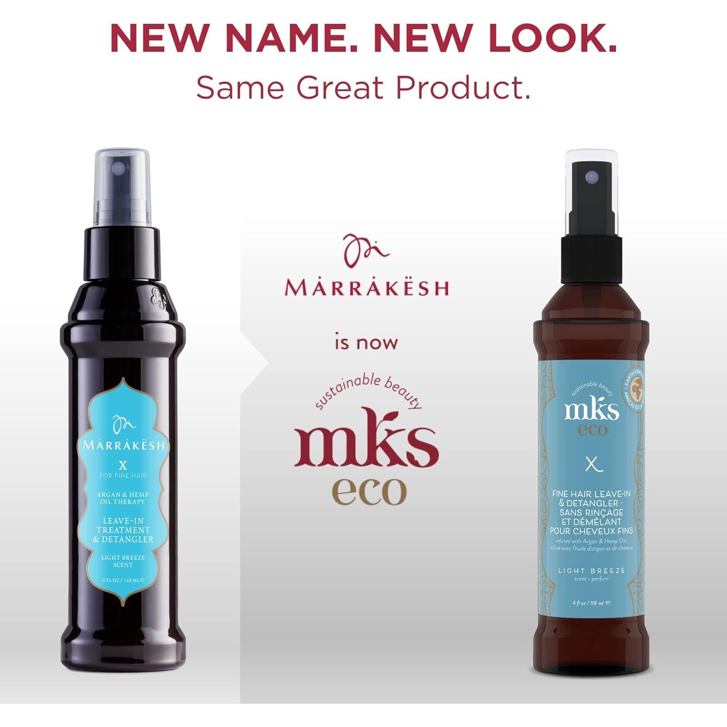 MKS eco X - Desenredante sin enjuague 118ml - Aceite de argán