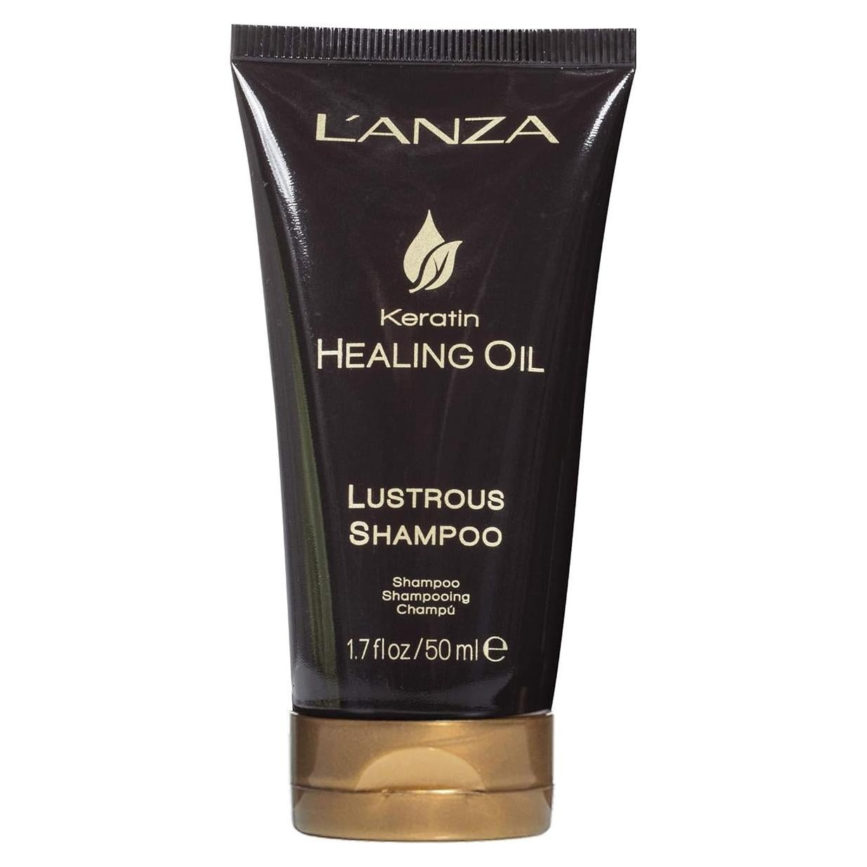 Champú Lustroso L'ANZA 50 ml - Queratina para Cabello Seco