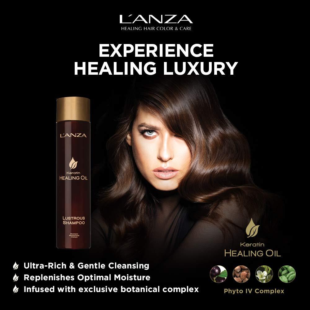 Champú Lustroso L'ANZA 50 ml - Queratina para Cabello Seco