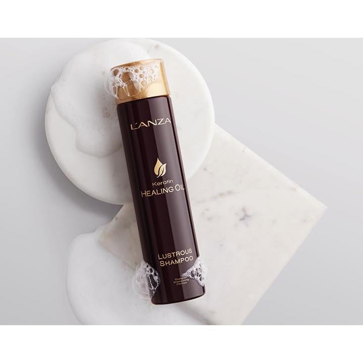Champú Lustroso L'ANZA 50 ml - Queratina para Cabello Seco