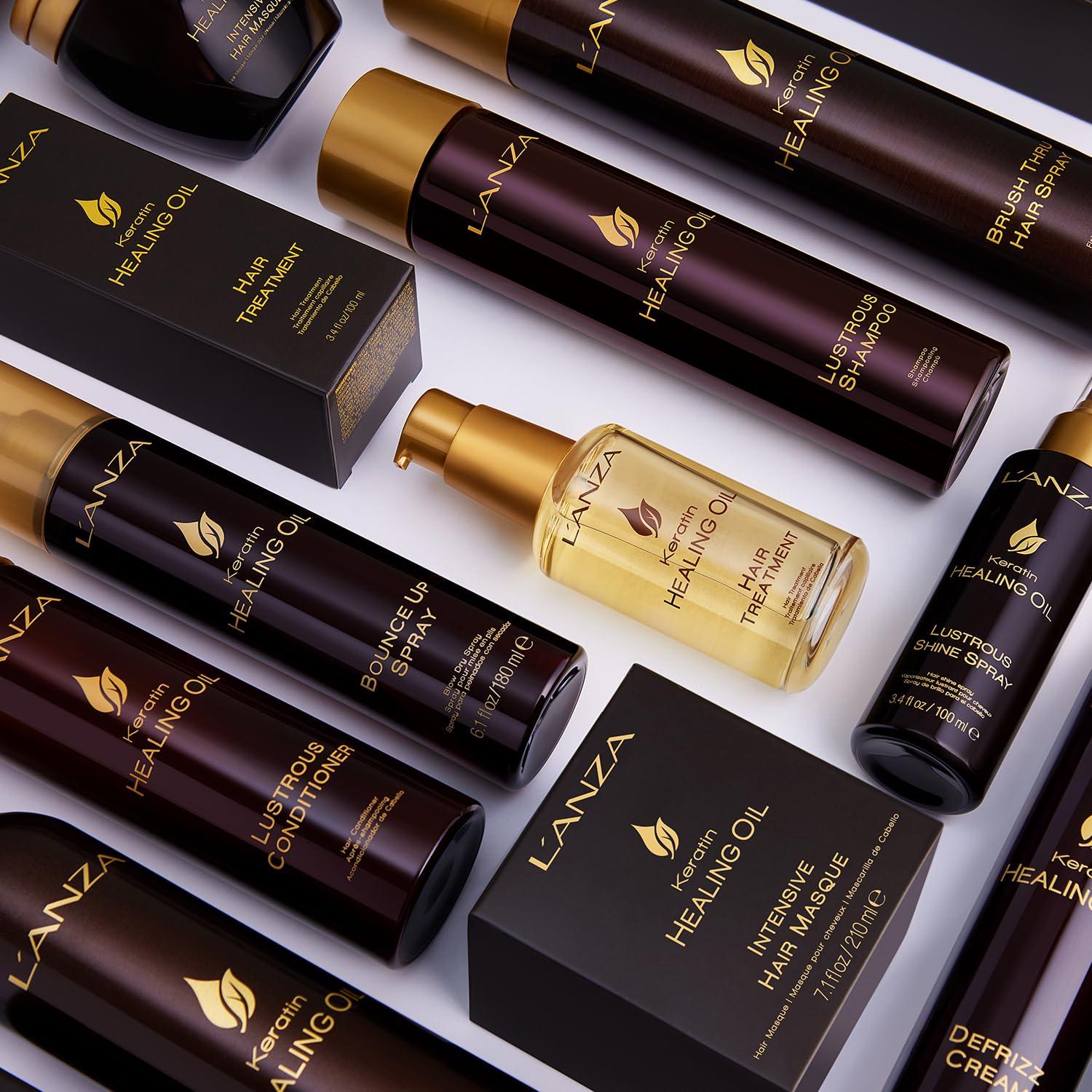 Champú Lustroso L'ANZA 50 ml - Queratina para Cabello Seco