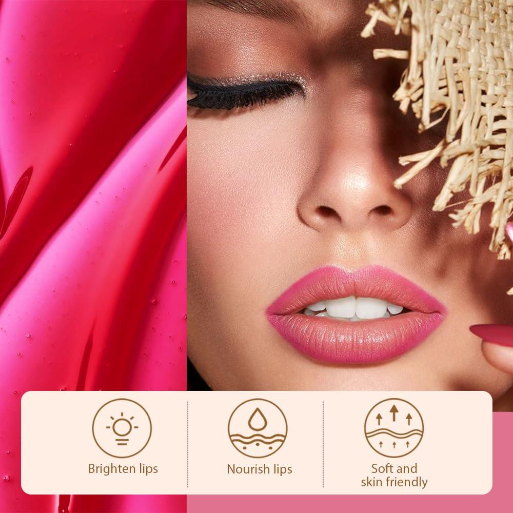 Tinte de Labios Líquido Mate Peel Off FeiCuiYun Rosa Delicado