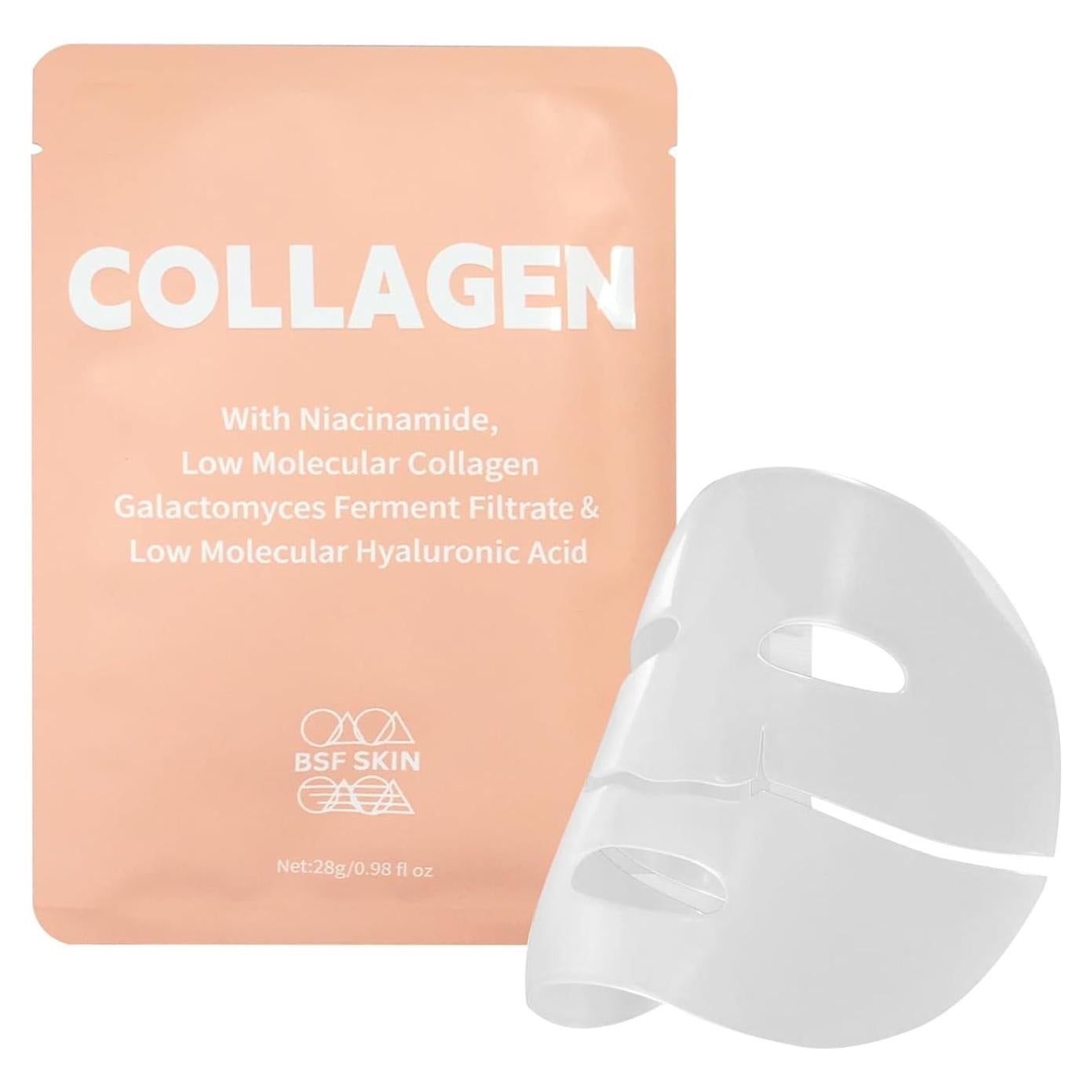 Mascarilla Facial Hidrogel Colágeno Niacinamida 28g Silverlamp