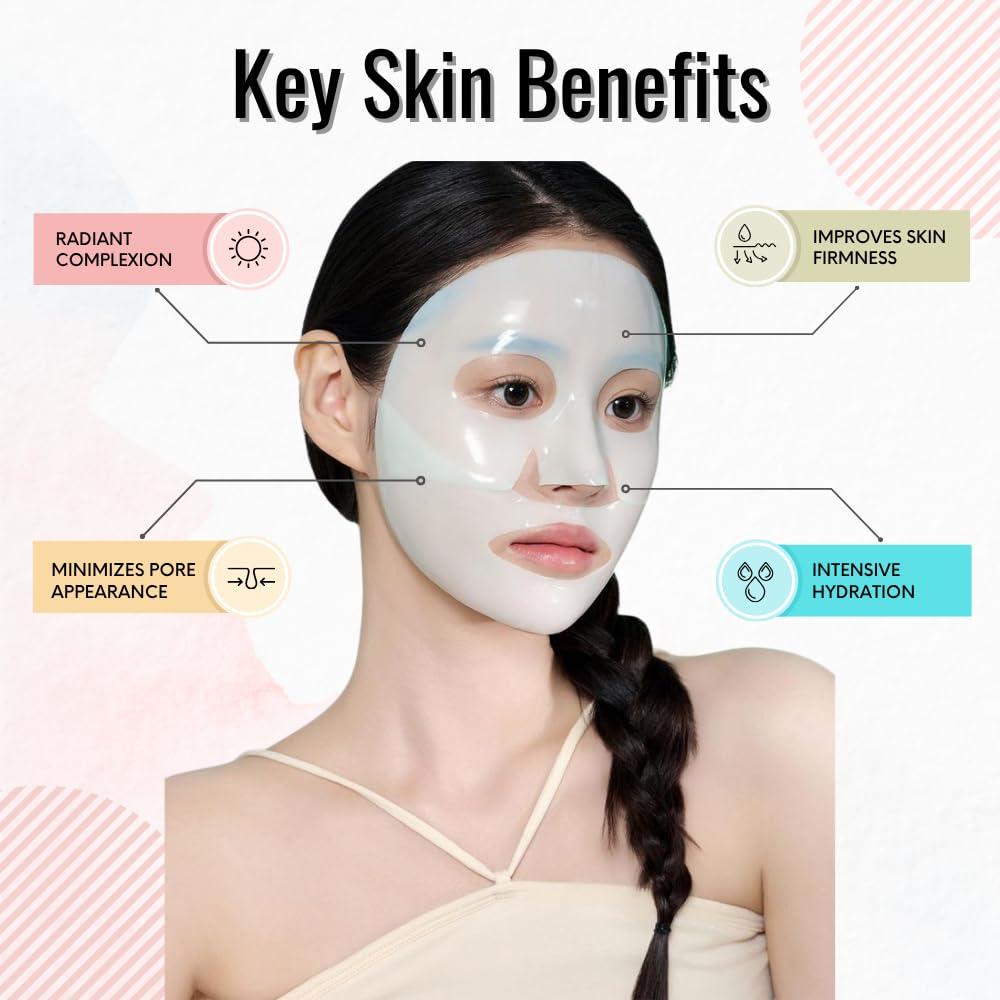 Mascarilla Facial Hidrogel Colágeno Niacinamida 28g Silverlamp