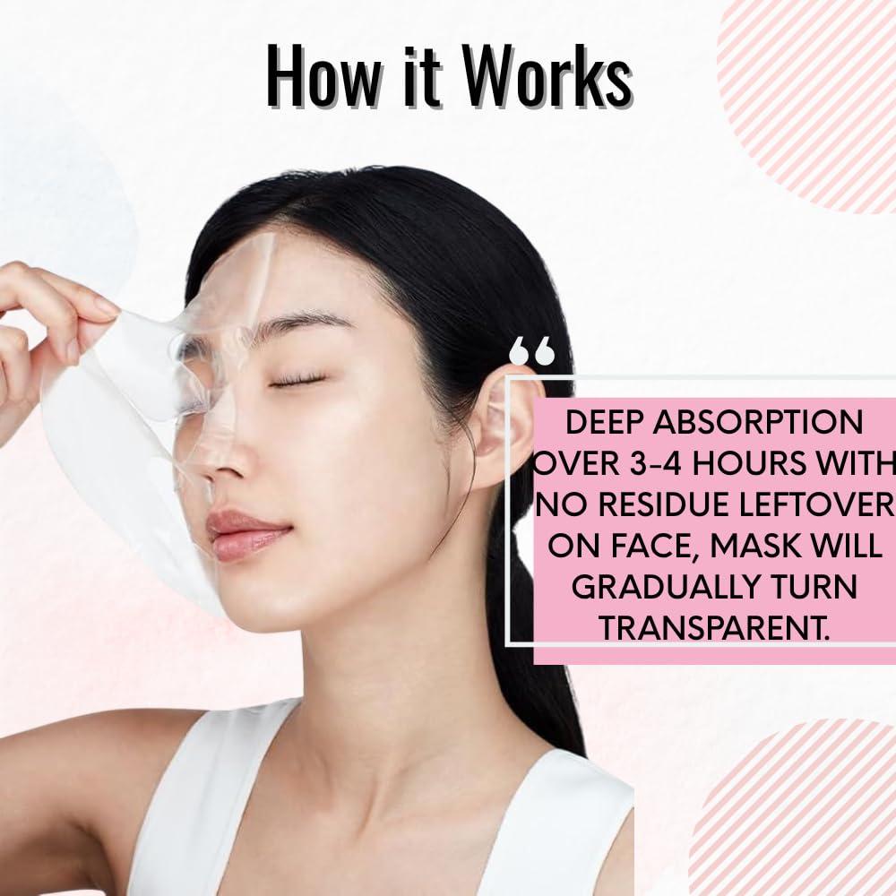 Mascarilla Facial Hidrogel Colágeno Niacinamida 28g Silverlamp