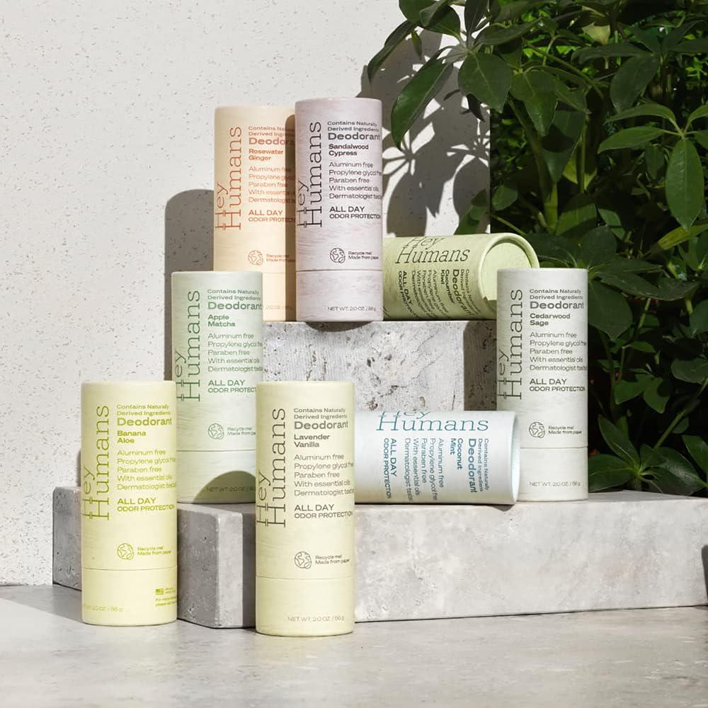 Desodorante Hey Humans Sin Aluminio 56.7g Manzana Matcha