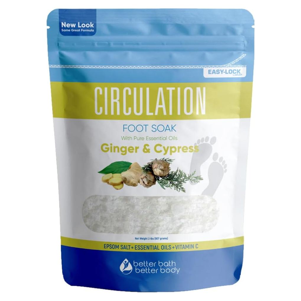 Remojo para Pies Better Bath 32 Onzas con Sal de Epsom y Aceites Esenciales