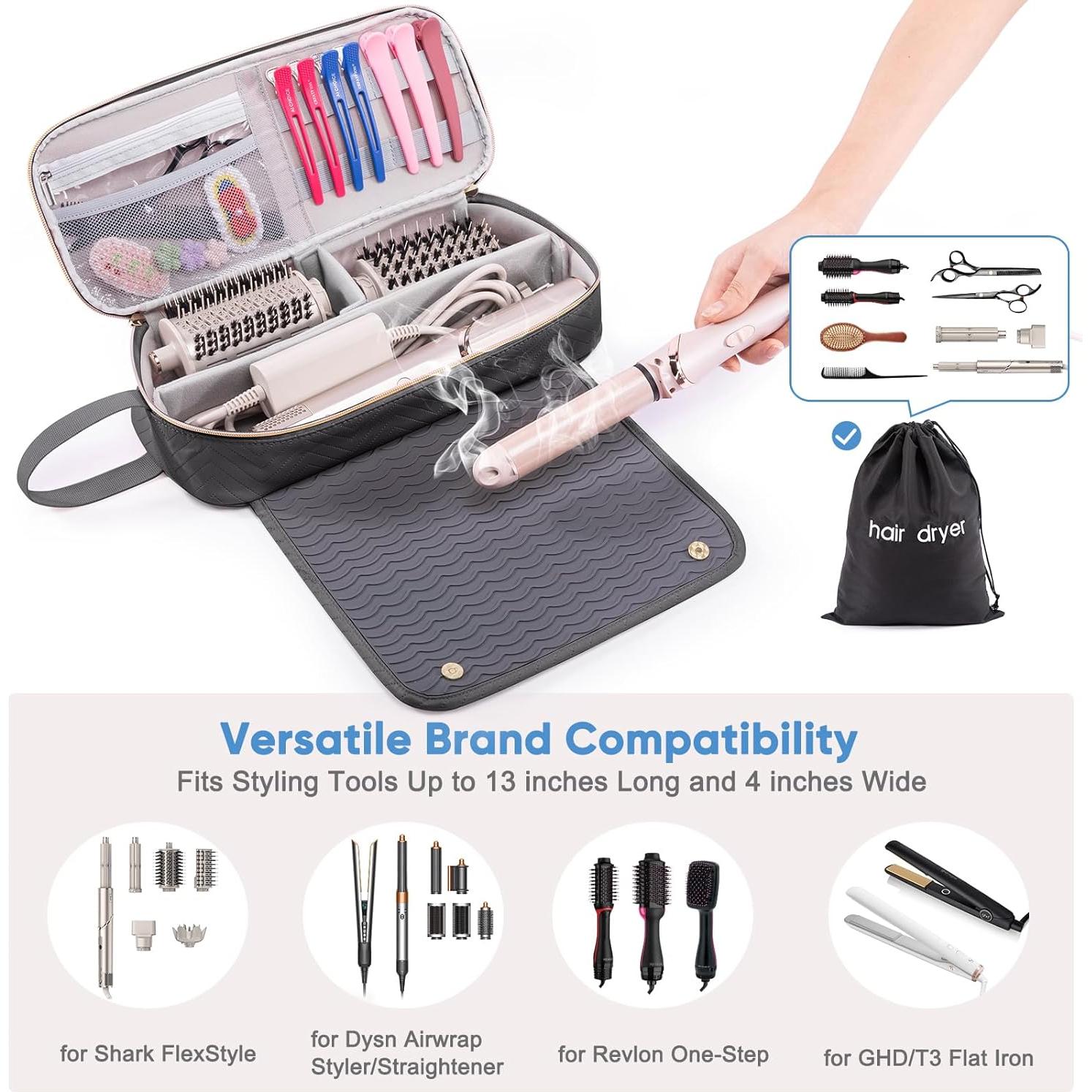 Bolsa de Viaje para Herramientas de Cabello ELCUPA 2EN1