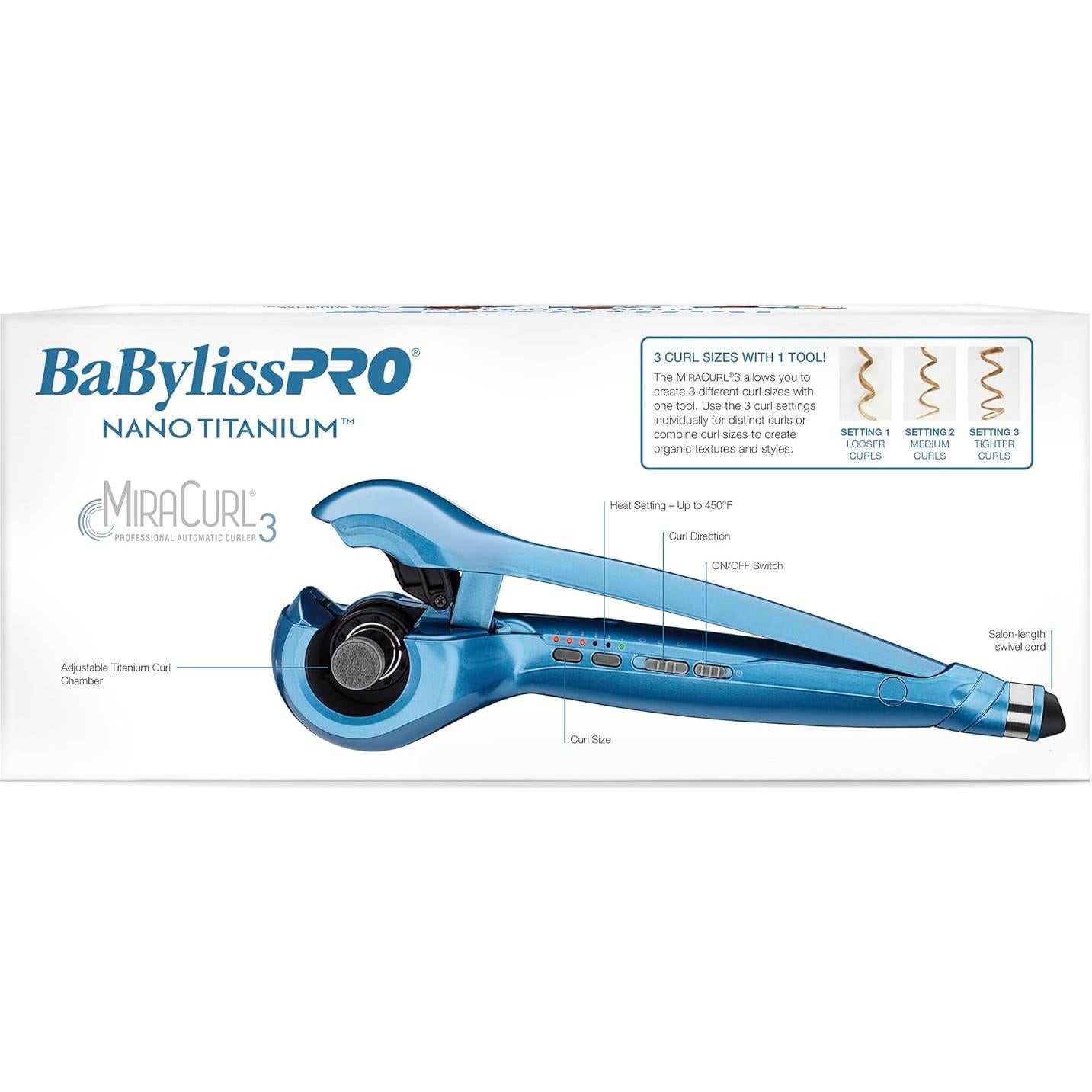 Rizador Profesional BaBylissPRO Miracurl 3 Pro 30.5cm