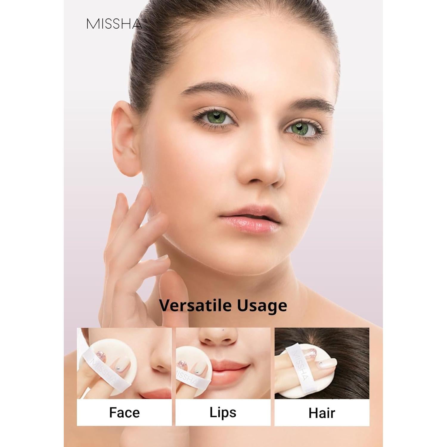 Polvo Compacto Presionado MISSHA Rosa Airy Pot 5g - Acabado Radiante