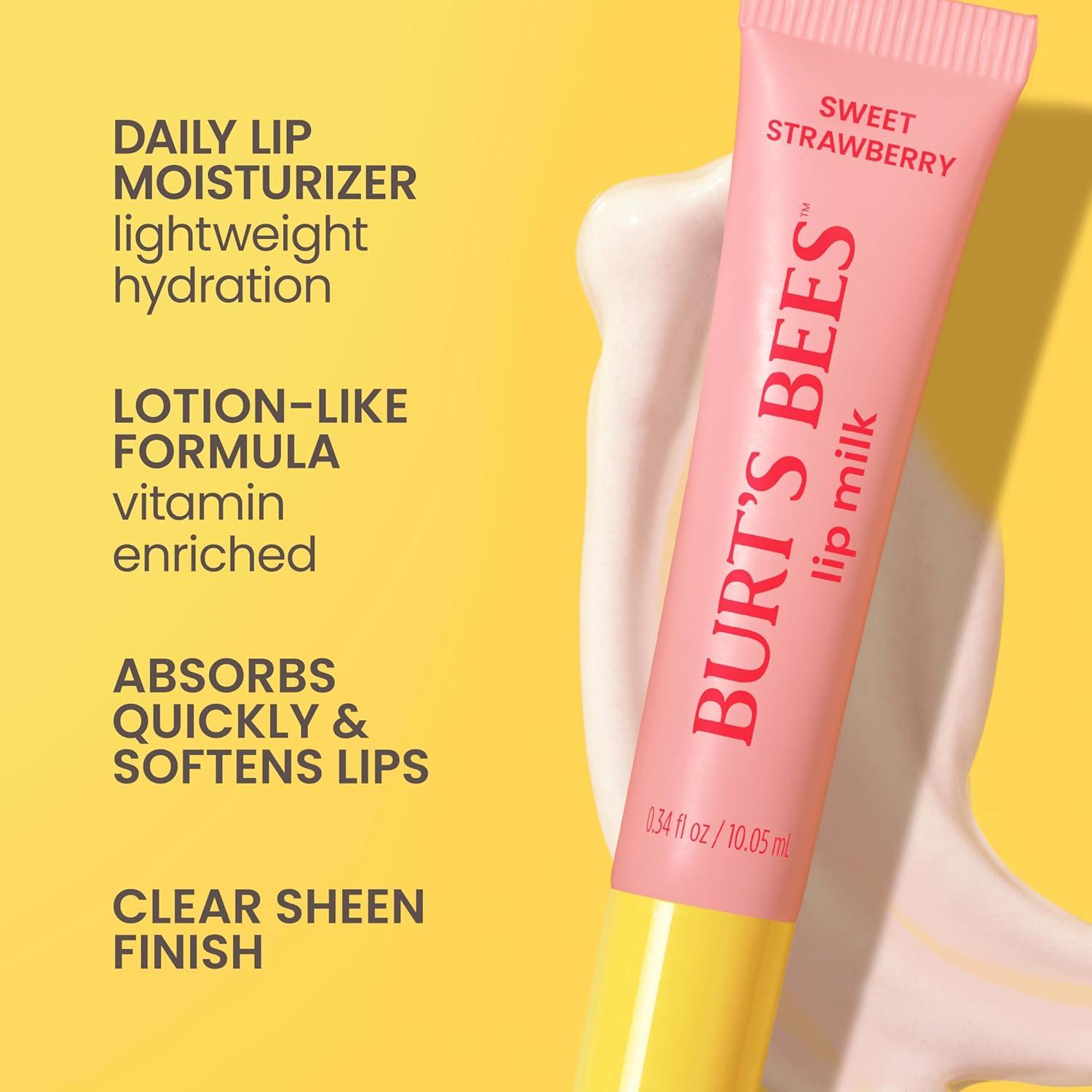 Leche Labial Burt's Bees Fresa Dulce 10 ml Hidratante Diario