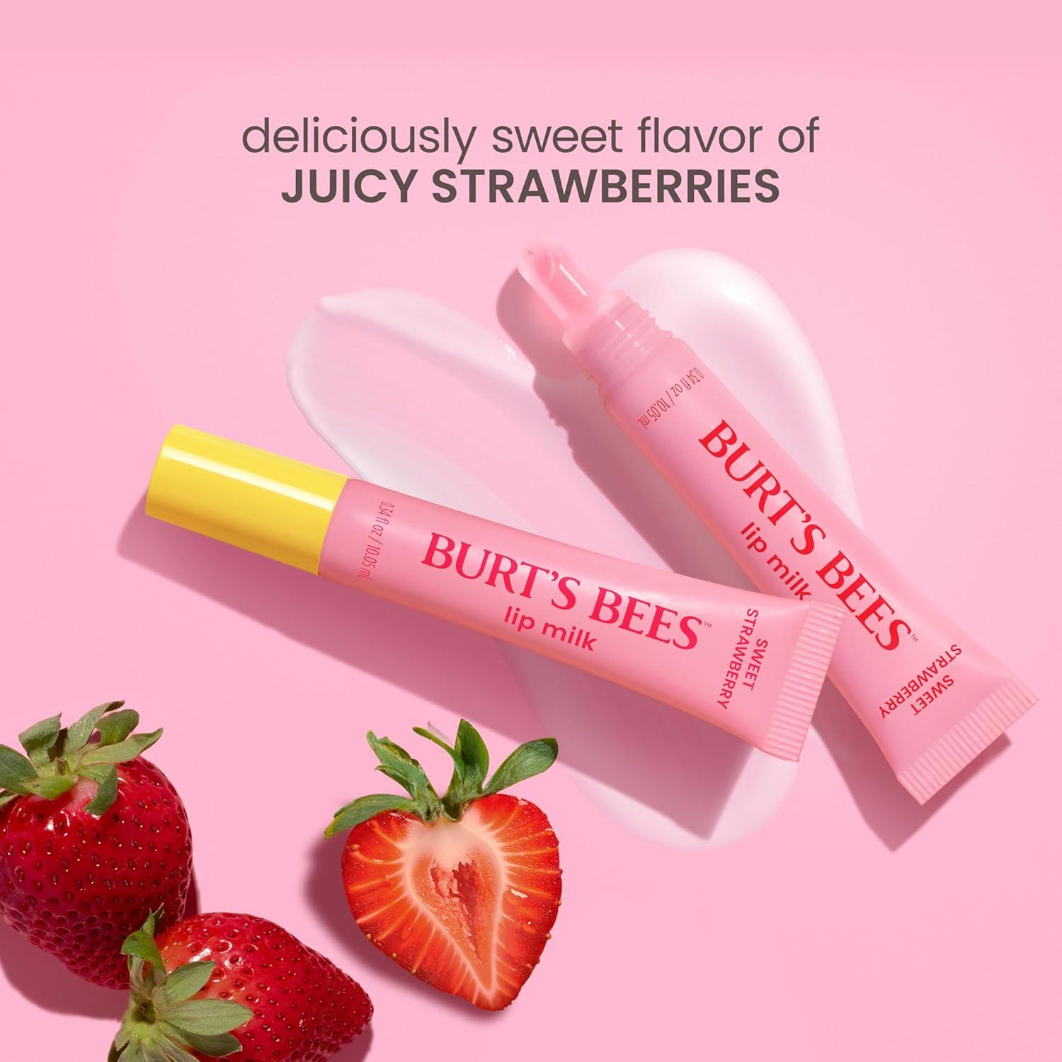 Leche Labial Burt's Bees Fresa Dulce 10 ml Hidratante Diario