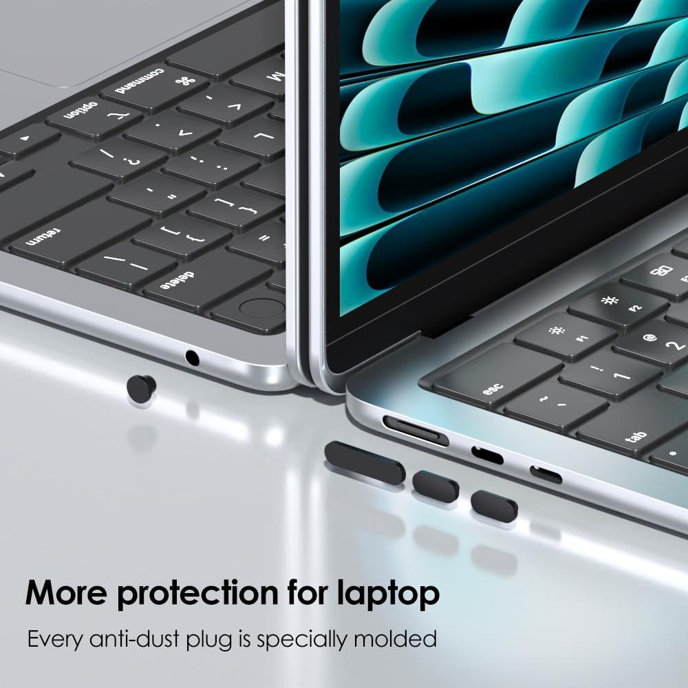 ProElife Juego de 7 Tapas Antipolvo para MacBook Air 13.6 y 15