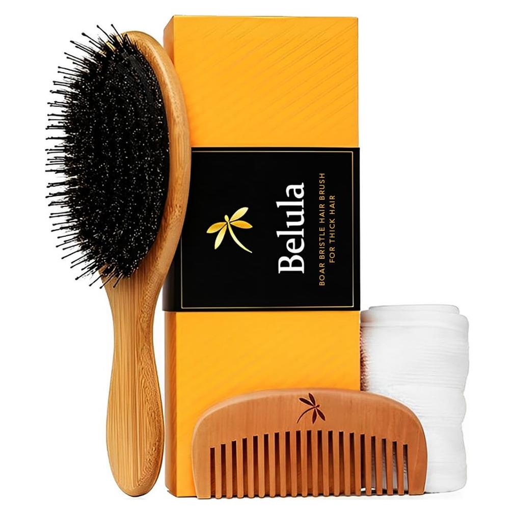 Cepillo de Cerdas de Jabalí Belula para Cabello Grueso 27.5cm