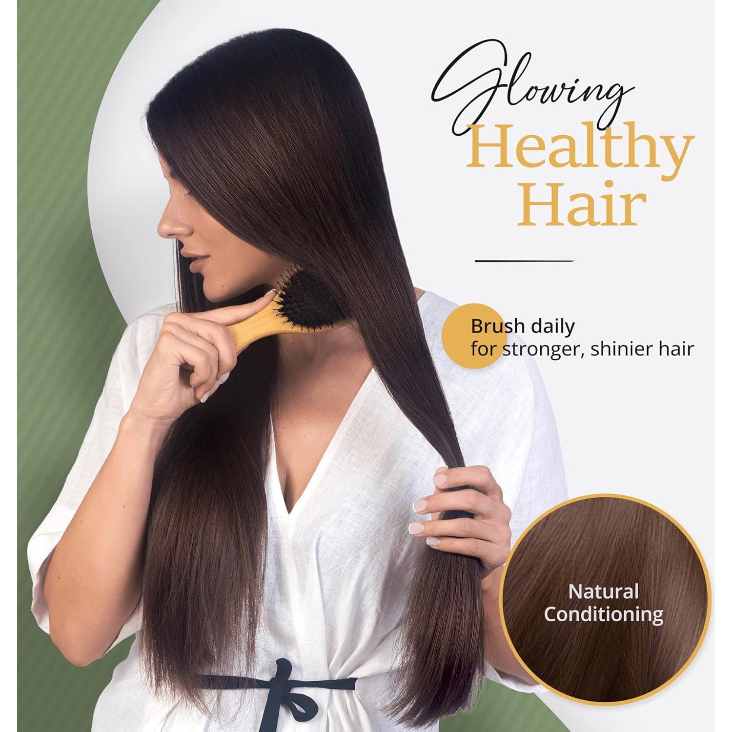 Cepillo de Cerdas de Jabalí Belula para Cabello Grueso 27.5cm