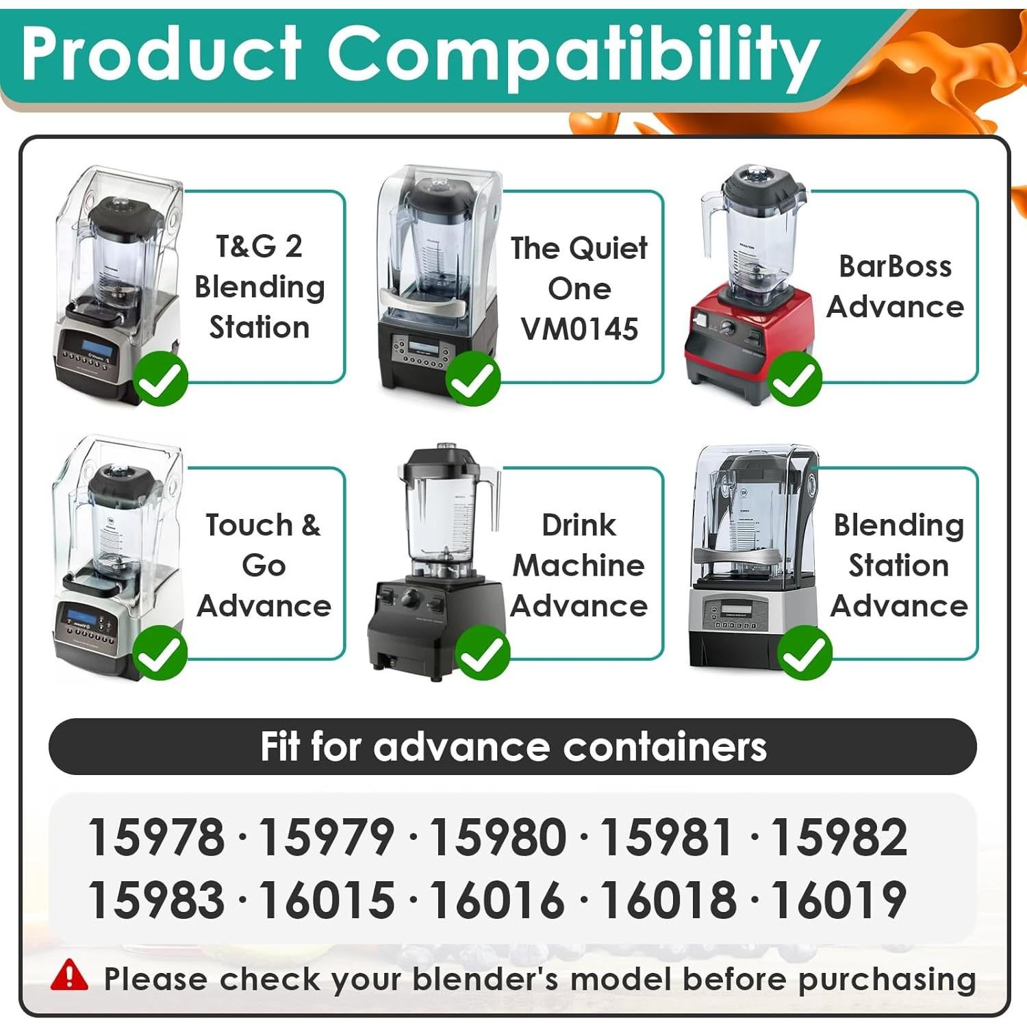 Tapón de Tapa para Licuadora Vitamix 32 oz y 48 oz - Gfdoso