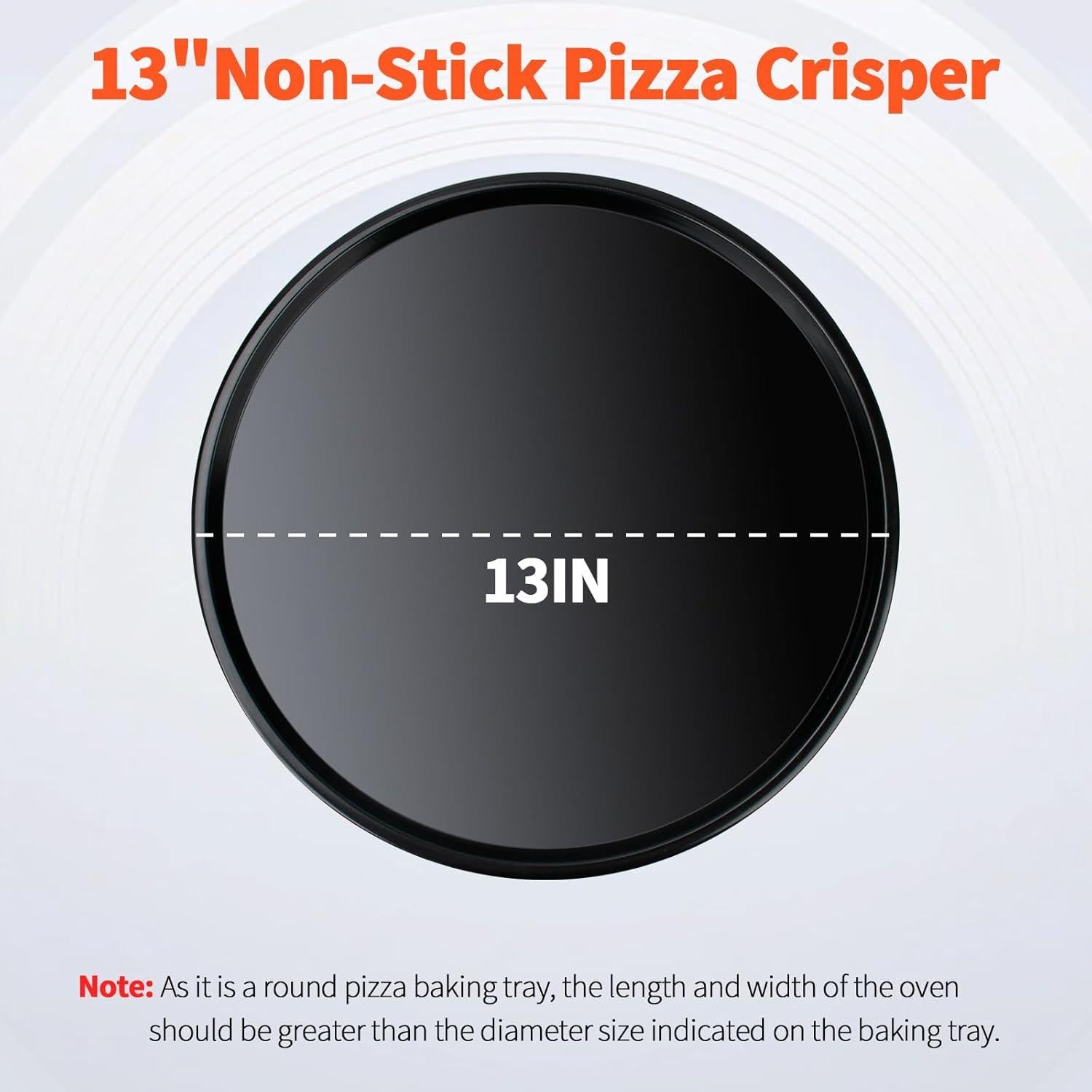 Sartén Redonda Antiadherente 33 cm Pulems para Pizza