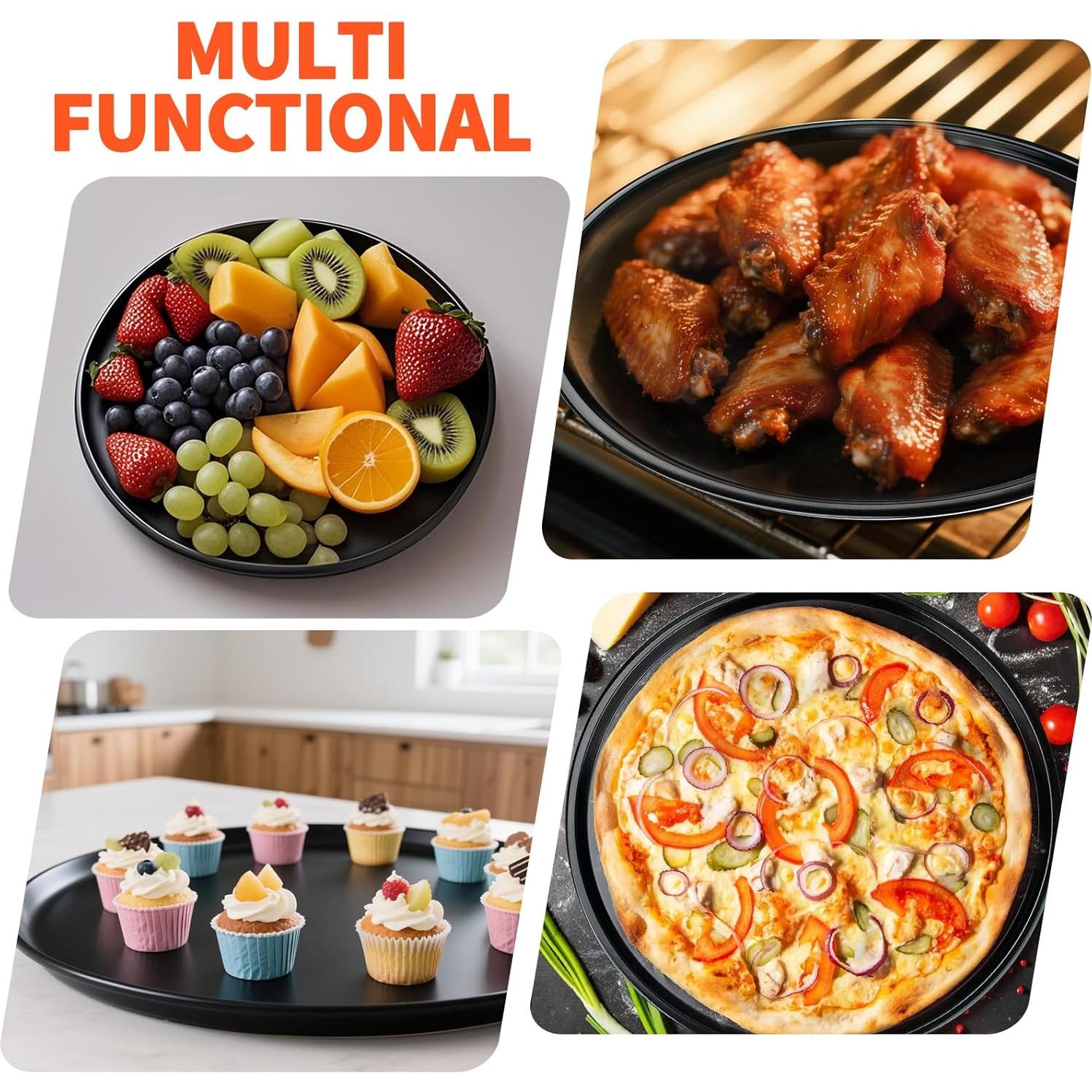 Sartén Redonda Antiadherente 33 cm Pulems para Pizza