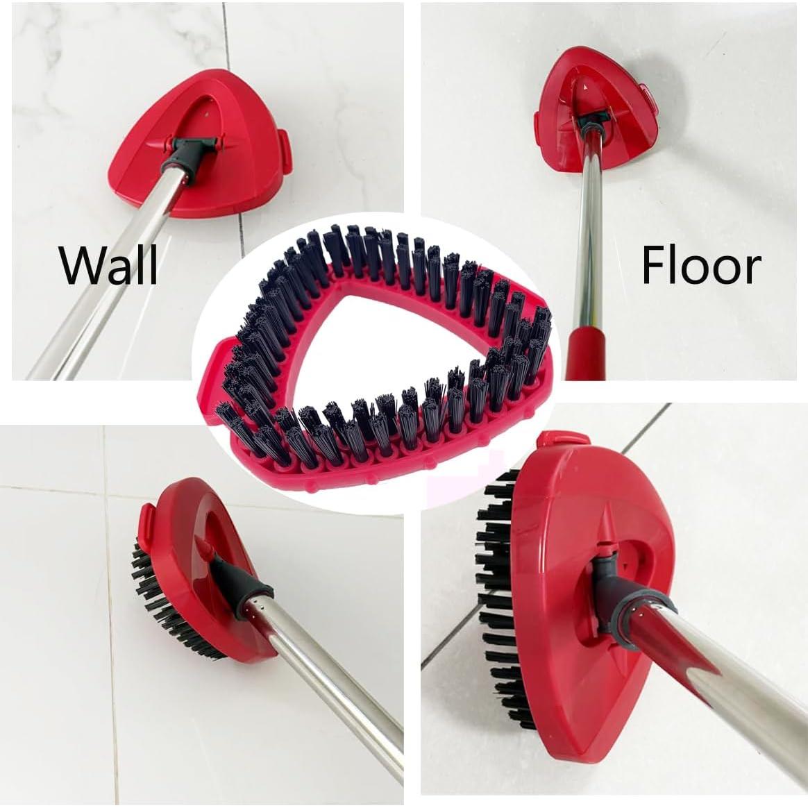 Scrub Brush Head for O Cedar, 1 PC Cedar Spin Mop Scrubber Replace Head 2-Tank, Ocedar Scrubbing Brush Mop, O'cedar Replacement Attachment for Bathroom and Kitchen