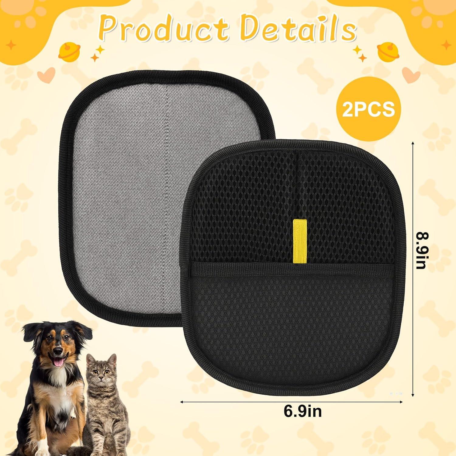 Guantes Mity Rain 2PCS para Remover Pelo de Mascota Ecológicos