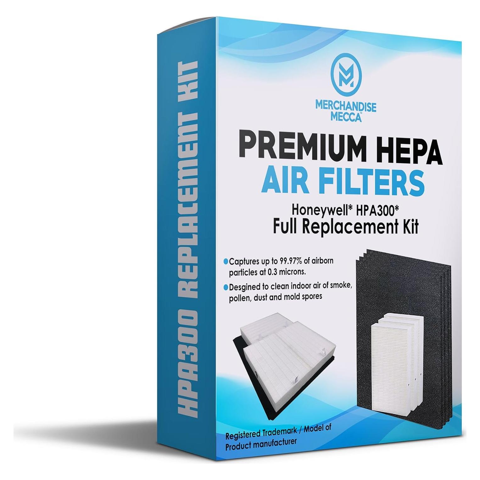 Filtros HEPA Verdadero y Carbón para Purificador Honeywell HPA300