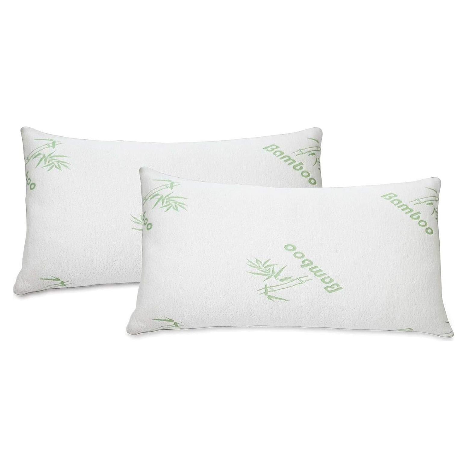 Almohadas de Espuma de Memoria Desmenuzada Reina 2pc Colección Americana Todo