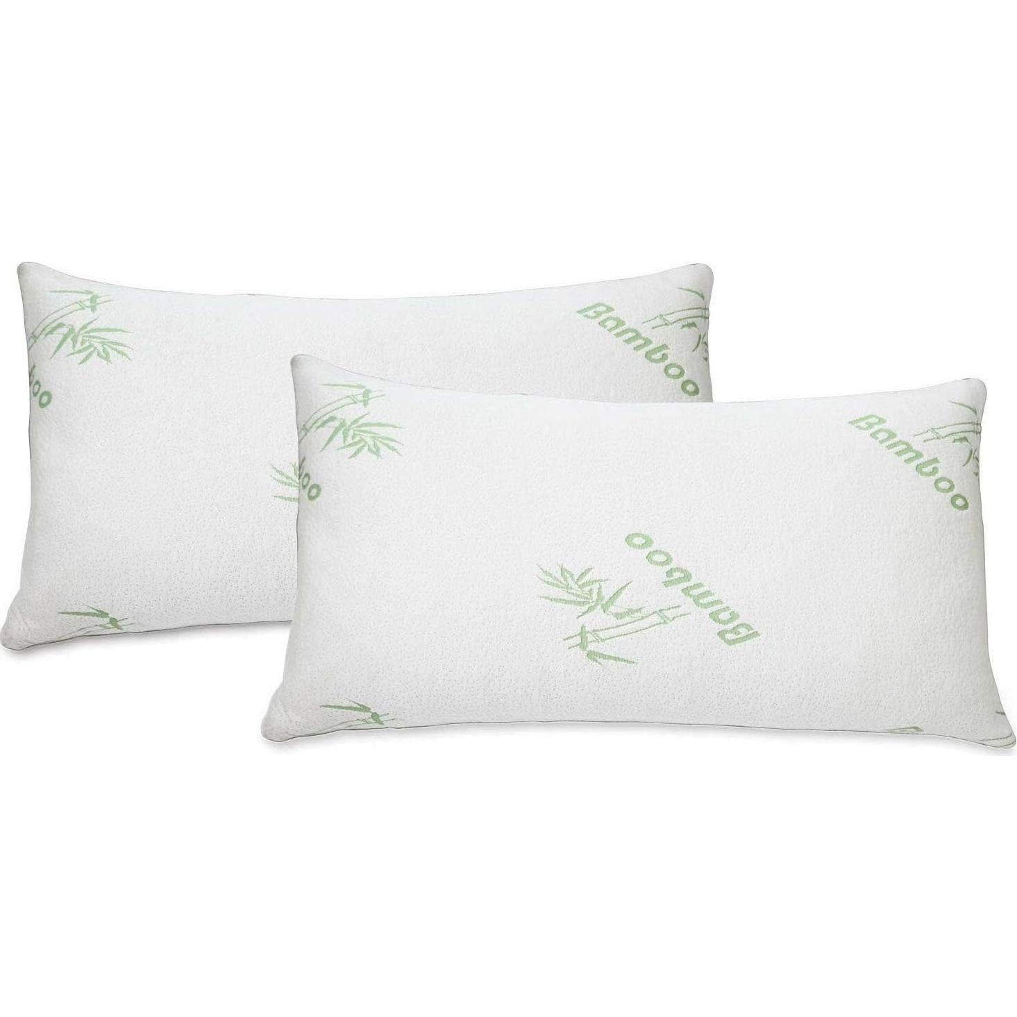 Almohadas de Espuma de Memoria Desmenuzada Reina 2pc Colección Americana Todo