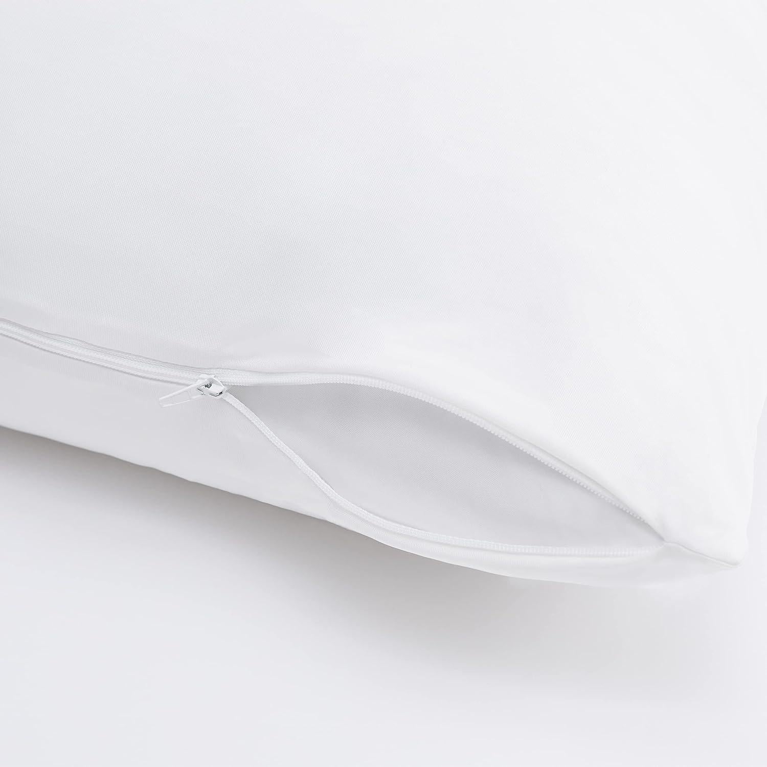 Protectores de Almohada Serta Power Chill Hipoalergénicos - 2 Piezas Reina Blanco