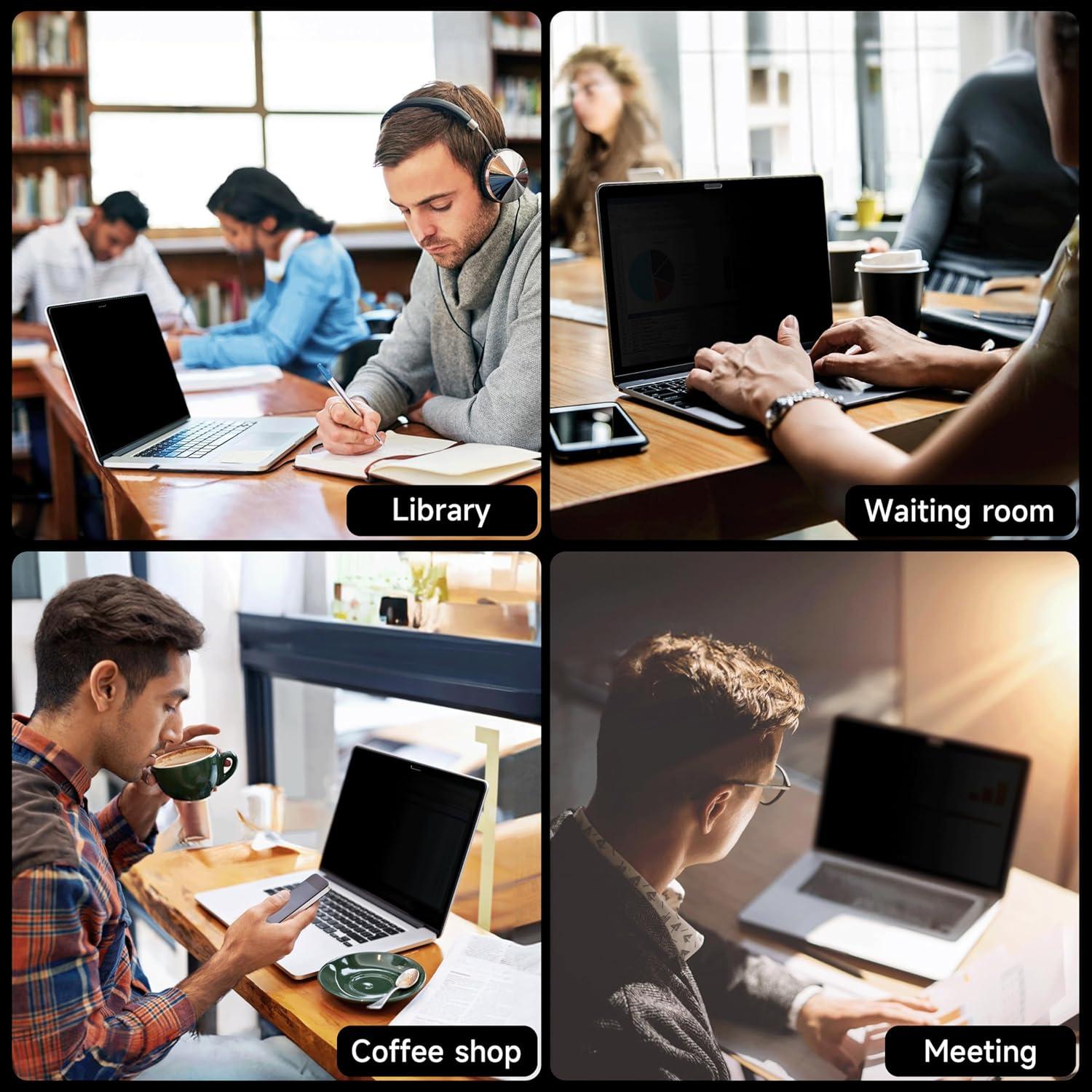 Filtro de Pantalla Privada IPROKKO 13" Antirreflejo y Luz Azul