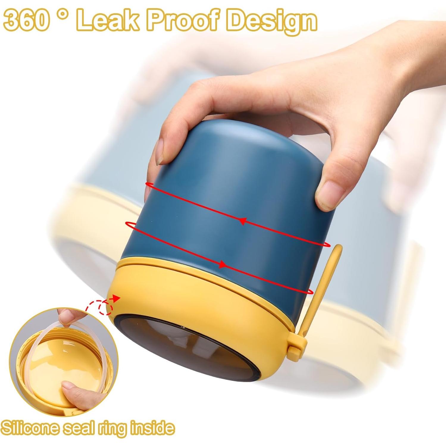 Termo Juome 473ml para Niños - Acero Inoxidable Azul