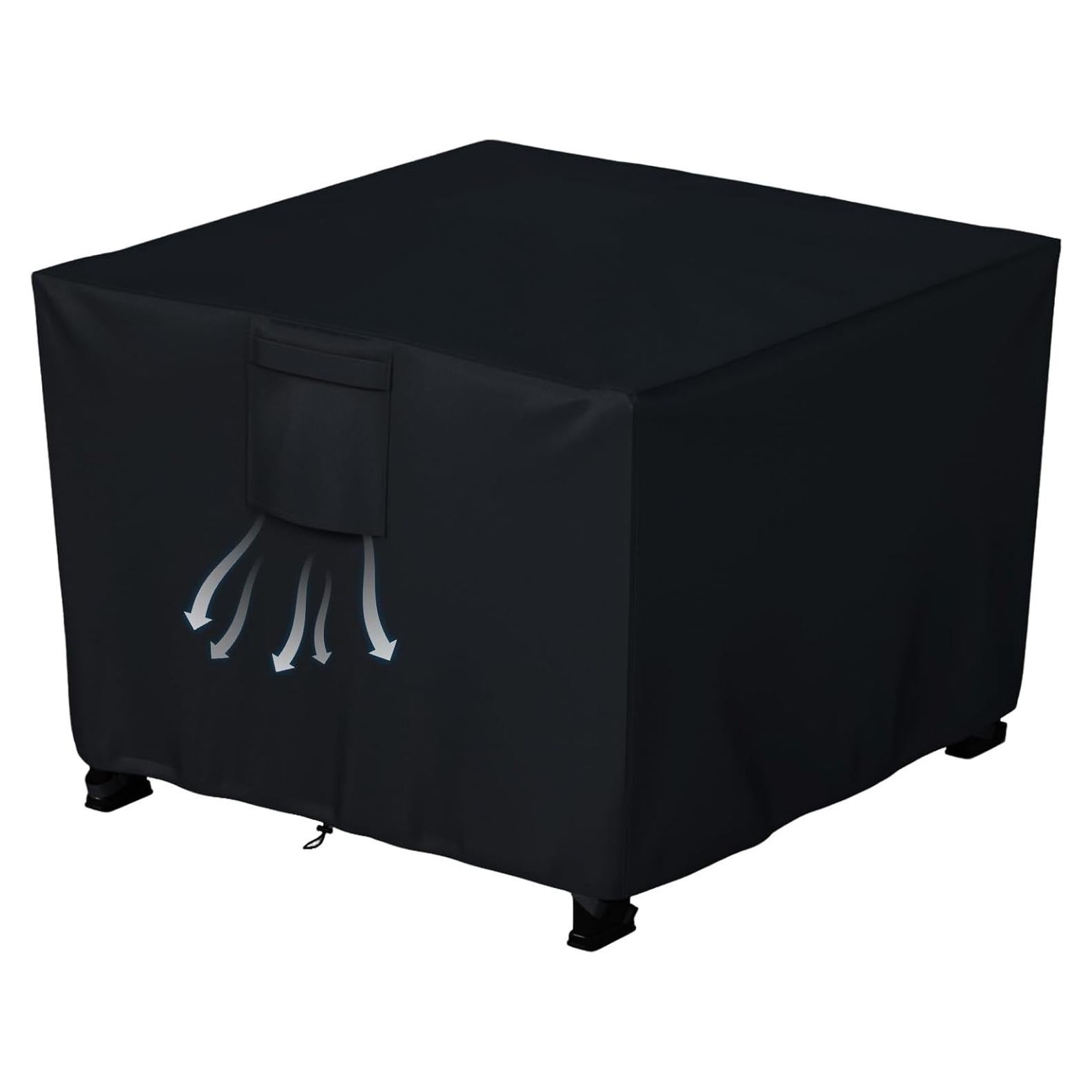 Cubierta de Fuego Cuadrada Chinchilla 71x71x61 cm Resistente