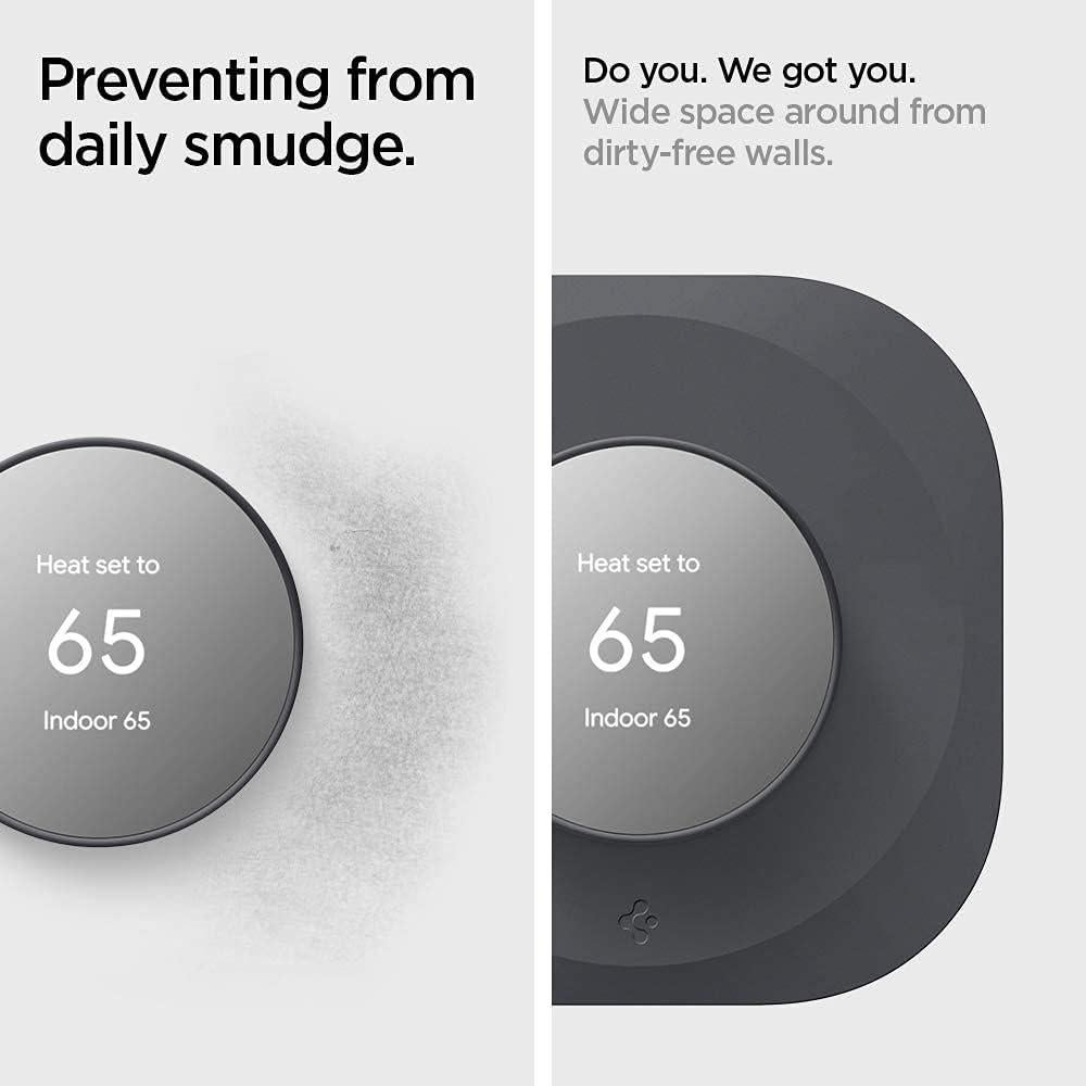 Placa de Pared Spigen para Termostato Google Nest - Gris Carbón